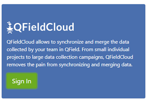 QField creating a project